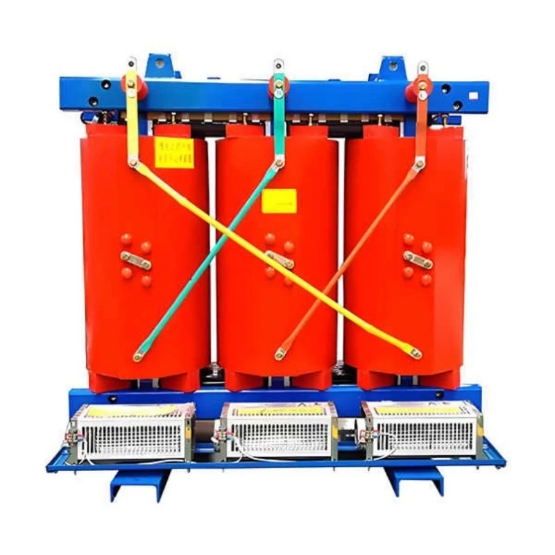 Transformator de tip uscat cu izolare automată montat pe tampon trifazic Transformator de tip uscat cu izolare automată montat pe tampon trifazic